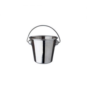 Bucket stainless steel 10x10 cm
